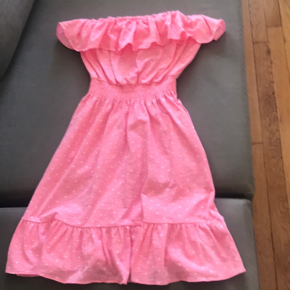 Lilly Pulitzer Vinita Strapless Dress in Pink - Picture 1 of 3